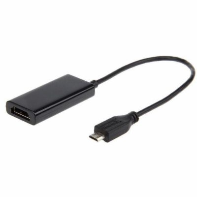 Gembird adaptér HDTV microUSB (M) na HDMI (F), 5-pin MHL,...