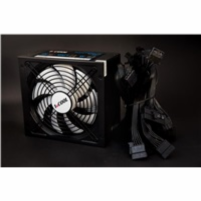 Zdroj 700W 1stCOOL WHITE STORM 700, modular, 85+, 14cm fan