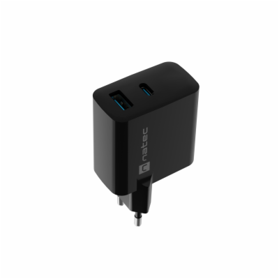 Univerzální USB nabíječka Natec RIBERA GaN 45W, 1X USB-A,...