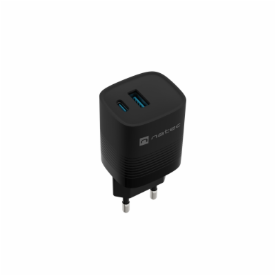 Univerzální USB nabíječka Natec RIBERA GaN 30 W, 1X USB-A...