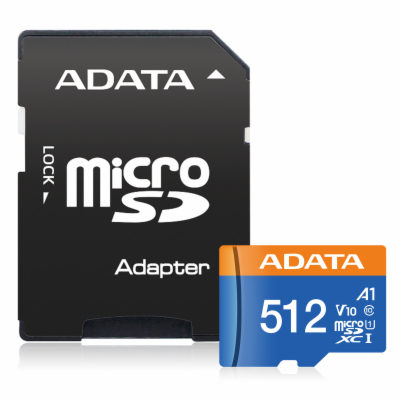 ADATA MicroSDXC karta 512GB Premier UHS-I C10 V10 (R:100/...