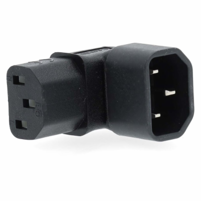 NEDIS napájecí adaptér z IEC-320-C14 na IEC-320-C13/ úhlo...