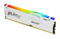 KINGSTON 32GB 6000MT/s DDR5 CL30 DIMM FURY Beast White RGB EXPO