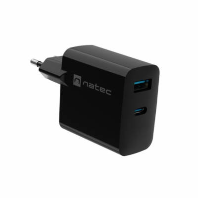 Univerzální USB nabíječka Natec RIBERA GaN 65W, 1X USB-A,...