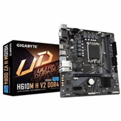 GIGABYTE MB Sc LGA1700 H610M H V3 DDR4, Intel H610, 2xDDR...