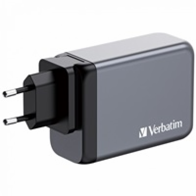 VERBATIM GaN Nabíječka do sítě GNC-240, 240W, 3x USB-C, 1...