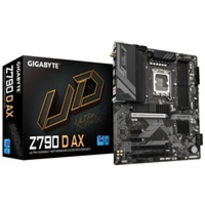 GIGABYTE MB Sc LGA1700 Z790 D AX, Intel Z790, 4xDDR5, 1xD...