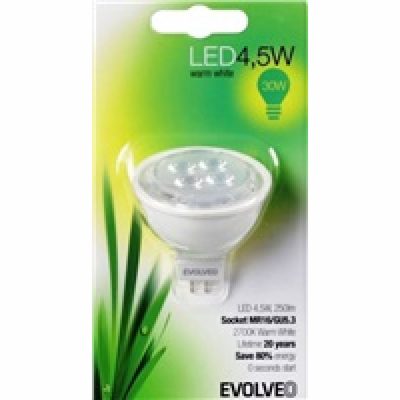 EVOLVEO EcoLight, LED žárovka 4,5W, patice MR16 (GU5.3), ...