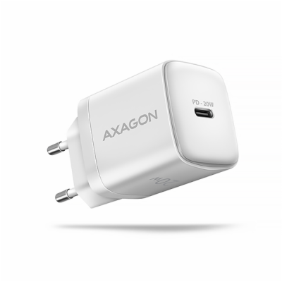 AXAGON ACU-PD20W, nabíječka do sítě 20W, 1x port USB-C, P...