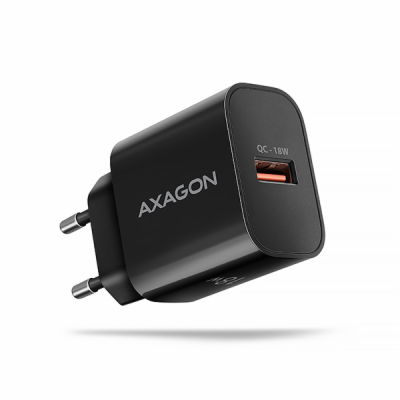 AXAGON ACU-QC18, nabíječka do sítě 18W, 1x port USB-A, QC...