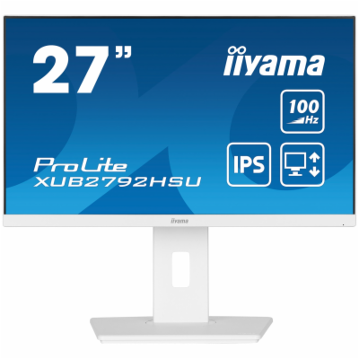 iiyama ProLite/XUB2792HSU-W6/27"/IPS/FHD/100Hz/0,4ms/Whit...