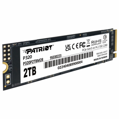 PATRIOT P320 2TB SSD / Interní / M.2 PCIe Gen3 x4 NVMe 1....