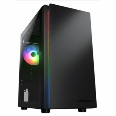 COUGAR PC skříň Purity RGB Black Mini Tower TG Front Pane...