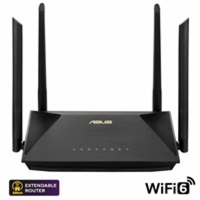 ASUS RT-AX52 (AX1800) Router, Dual Band WiFi 6, Extendabl...