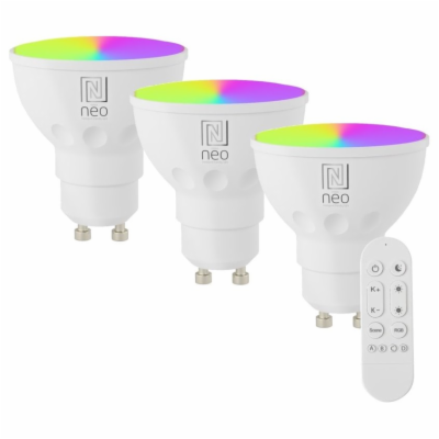 IMMAX NEO LITE SMART sada 3x žárovka LED GU10 6W RGB+CCT,...