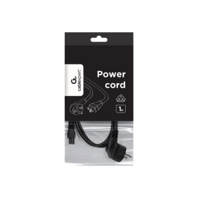 GEMBIRD Power cord C5 VDE approved 1m