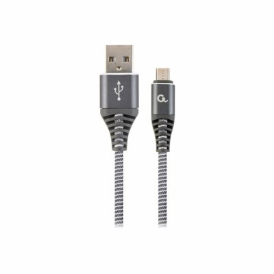 GEMBIRD CC-USB2B-AMmBM-1M-WB2 Premium cotton braided Micr...