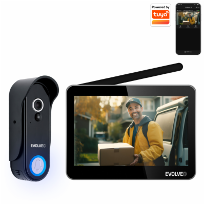 EVOLVEO DoorPhone W7, Sada domácího bezdrátového videotel...