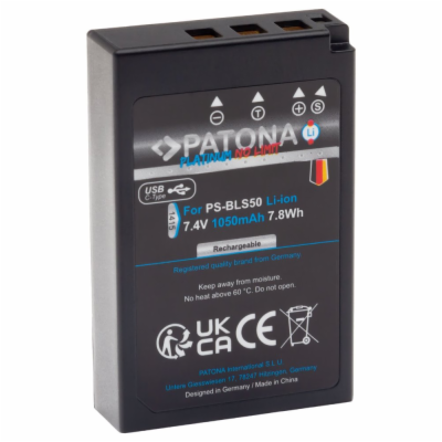 PATONA baterie pro foto Olympus BLS-5/BLS5 1050mAh Li-Ion...