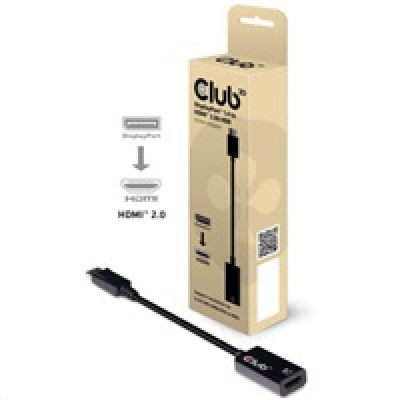 Club3D Adaptér aktivní DisplayPort 1.4 na HDMI 2.0b, HDR,...