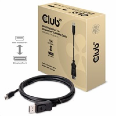 Club3D Adaptér mini DisplayPort 1.4 na DisplayPort 1.4, H...