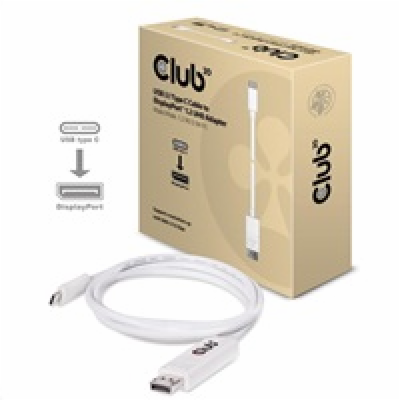 Club3D Adaptér USB 3.1 typ C na DisplayPort 1.2 4K60Hz UH...