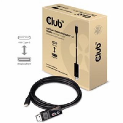 Club3D Kabel USB Typ C na DisplayPort 1.4 8K 60Hz (M/M), ...