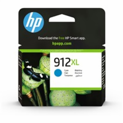 HP 912XL High Yield Cyan Original Ink Cartridge (825 page...