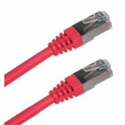 XtendLan patch kabel Cat6A, SFTP, LS0H - 0,5m, červený (p...