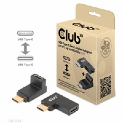 Club3D set adapterů USB-C Gen2 angled adapter set of 2, 4...