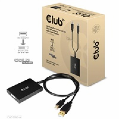 Club3D adaptér Mini DP na Dual Link DVI, HDCP OFF version...