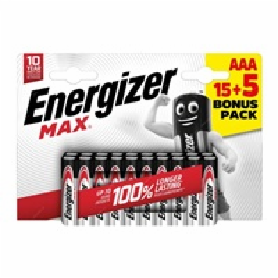 Energizer MAX Plus - Mikrotužka AAA/20 ks - 15+5 zdarma