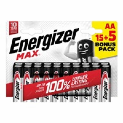 Energizer MAX - Tužka AA/15+5 zdarma