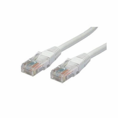 DeTech LAN kabel Cat:6 LAN - LAN, 3m - bilá Cat 6 Flat, 3...