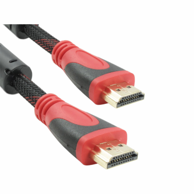 DeTech Pletený propojovací HDMI - HDMI - 1,8m HQ Kvalitní...