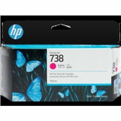 HP 738 130-ml Magenta DesignJet Ink Cartridge