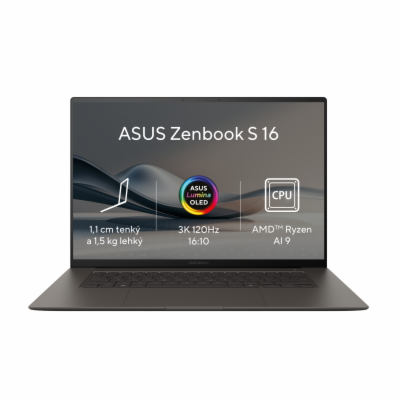 ASUS Zenbook S 16 OLED/UM5606WA/AI9-HX370/16"/2880x1800/T...