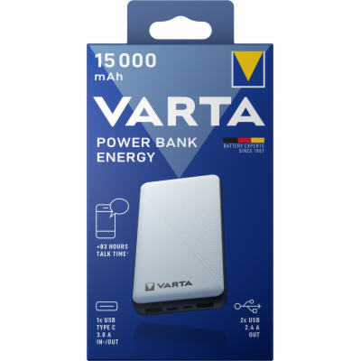 Záložní zdroj energie VARTA Power Bank ENERGY 5000mA  57903