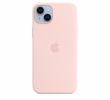 iPhone 14+ Silicone Case with MS - Chalk Pink