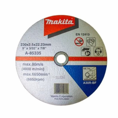 Makita A-85335 řezný kotouč 230x2,5x22 ocel