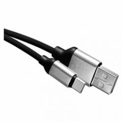 nabíjecí/datový kabel USB-A 2.0 / USB-C 2.0, 1m, černý