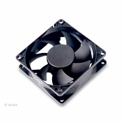 AKASA ventilátor DFS802512M 8cm, černý, tichý