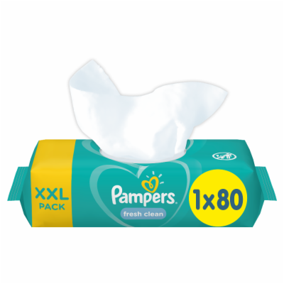 Pampers Fresh Clean Dětské Čisticí Ubrousky 80ks