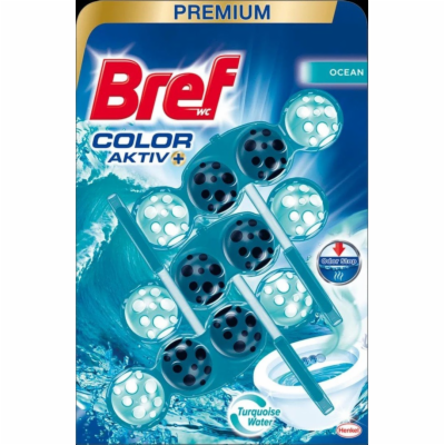 Bref WC blok Color Aktiv Ocean 3x50g  