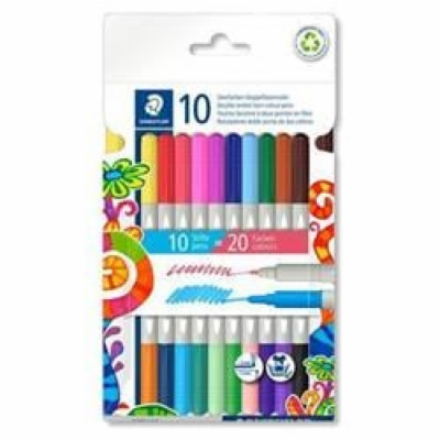 STAEDTLER Fixy "3280", 20 různých barev, sada, 1-3 mm, ob...