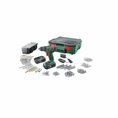 Bosch PSR 1800 LI-2, 1x1,5 Ah, Systembox, 241dílná sada A...