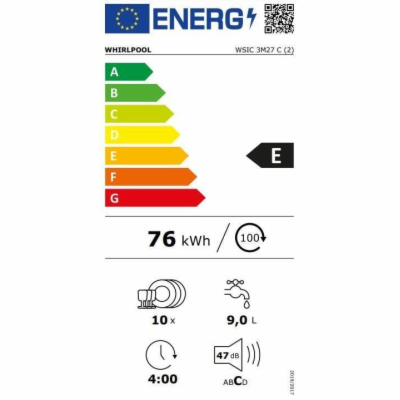 Whirlpool WSIC 3M27 C