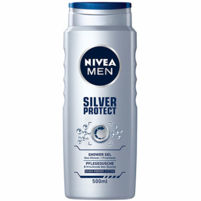 Nivea Men Silver Protect sprchový gel 500 ml Pro muže