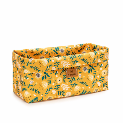 T Tomi Long Baggie organizér Mustard flowers 16 x 21 x 34...