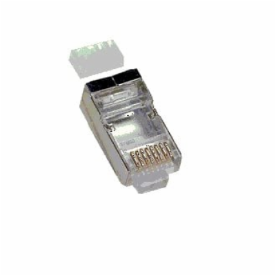 EuroLan konektor FTP RJ45, Cat.6, 8p8c, drát, pozlacený, ...